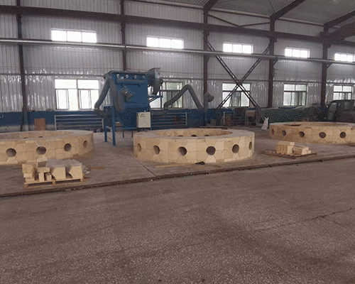 熱風(fēng)爐燃燒器組合磚，紅柱石磚